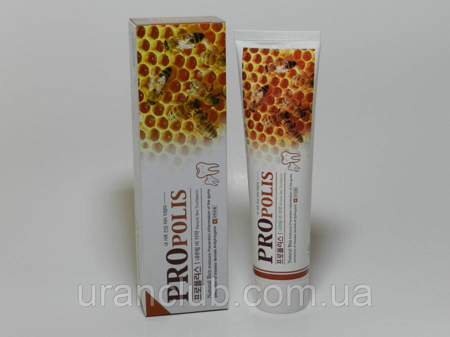 Зубная паста Propolis с натуральным пчелиным воском и маточным молочком , 180 г - фото 1 - id-p88882356