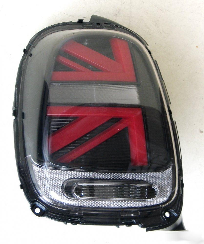 Фонари Mini Cooper F55 F56 F57 тюнинг led оптика Union Jack (красно - черная) - фото 2 - id-p936007735