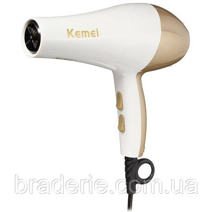 Фен для волосся Kemei 810 З холодним обдувом, фото 3