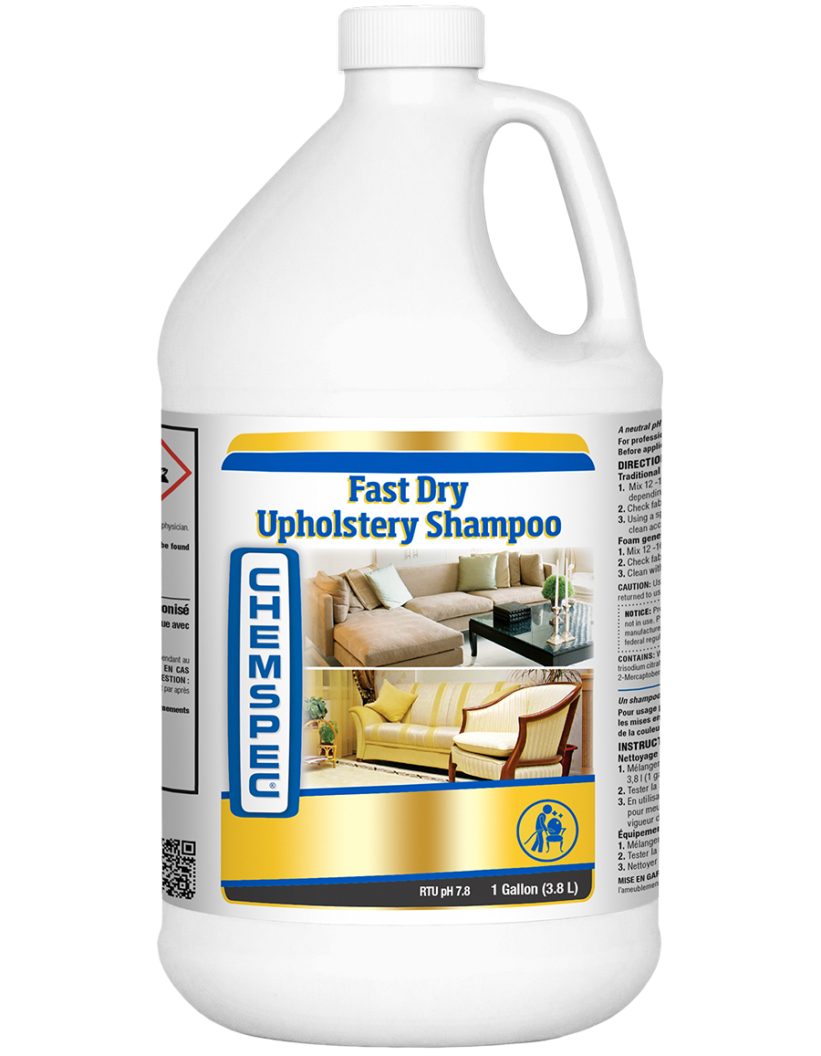 Швидковисихаючий шампунь для меблів 3,78 л Chemspec Fast Dry Upholstery Shampoo