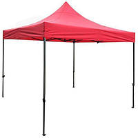 Шатер торговый, шатер гармошка уличный 3х4.5 м шатер для сада разборной, цвет красный