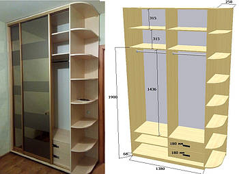 Шафи купе на замовлення