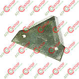 Сегмент косі жатки New Holland 86616691, 112074A1 191256A1 826720C2 826720C3 44100000 86509271 86544260 049916, фото 3