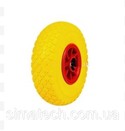 Колесо для тачки 3.00-4/20 пінополіуретанове