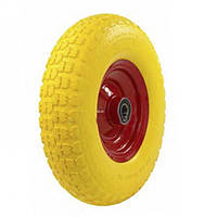 Колесо для тачки 4.00-6 пінополіуретанове під вісь 16мм