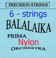 Комплект Нейлоновых струн для Балалайки Прима 6-ст