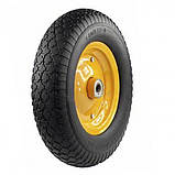 Колесо для тачки 4.00-8 пінополіуретанове під вісь 20мм, фото 2