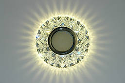 Декоративний вбудований світильник Feron 7031 3 W MR16 з LED-підсвіткою (15 LED 2835SMD 4000K)