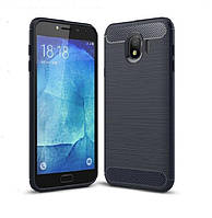 Чохол силіконовий TPU на Samsung J4 2018 / J400 темно синій