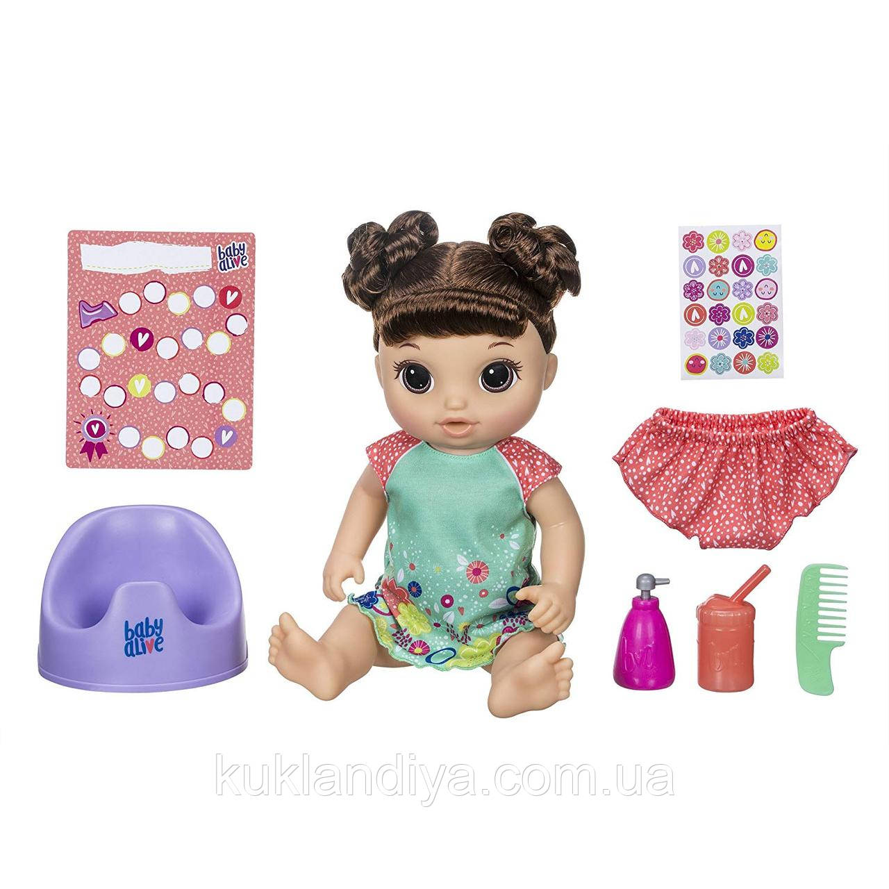 Лялька Baby Alive Малинка, що танцює, і горщик Брюнетка, фото 1