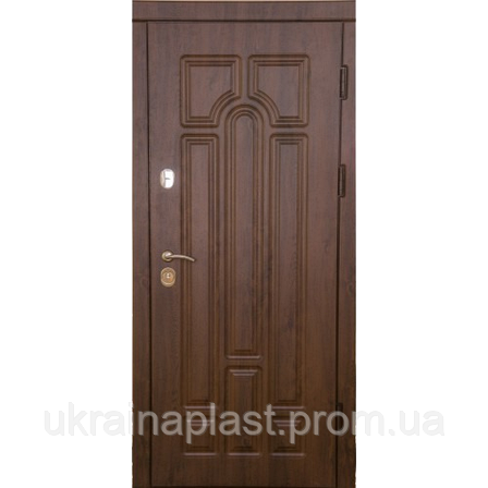 Вхідні металеві броньовані двері Арка дуб бронзовий вулиця (серія «ВіП+»), фото 2