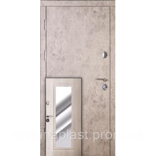 Вхідні металеві броньовані двері Аліса з дзеркалом (серія «ВІП + Ексклюзив»)