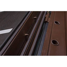 Вхідні металеві броньовані двері AVD венге з молдингами (серія «Еліт»), фото 3