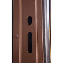 Вхідні металеві броньовані двері AVD венге з молдингами (серія «Еліт»), фото 2