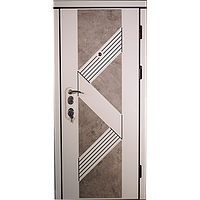 Вхідні металеві броньовані двері Верона світлі з патиною (серія «Еліт»)