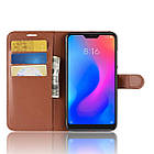 Чохол-книжка Litchie Wallet для Xiaomi Redmi Note 6 Pro Коричневий, фото 2