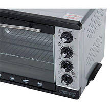 Електродуховка ( гриль, конвекція, веретено) Camry CR 111 45 л, сріблястий, фото 3