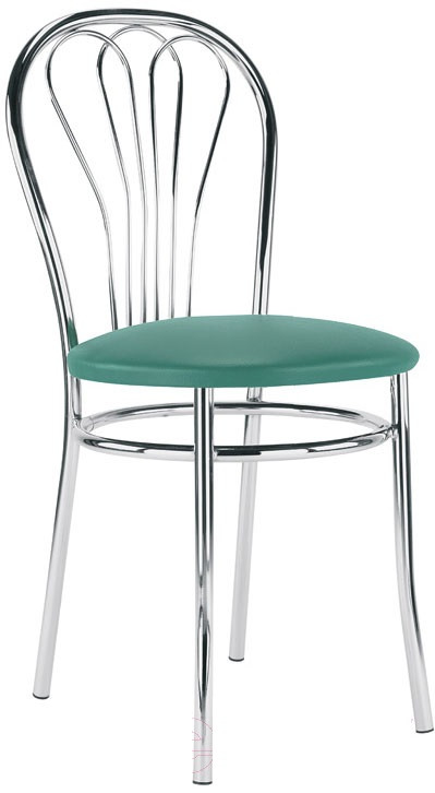 Стілець Venus (Венус) chrome шкірзам V-20 (бірюзовий), фото 1