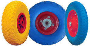 Колеса пінополіуретанові (проколобезпечні) для тачок
