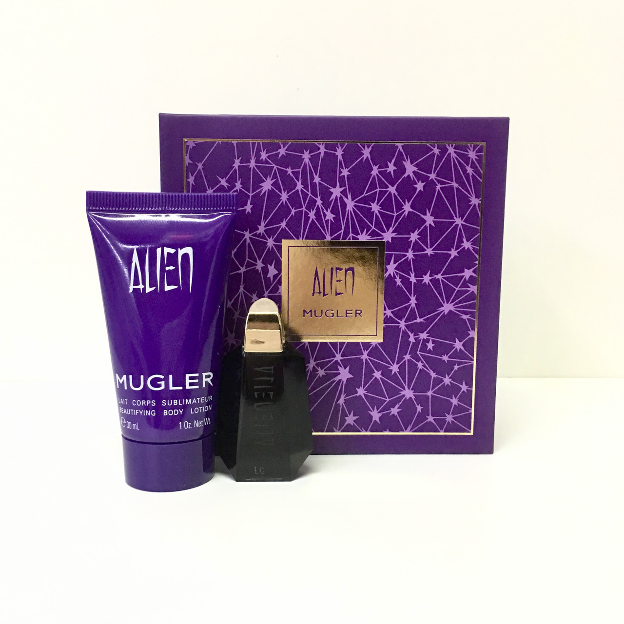 Жіночий подарунковий набір Thierry Mugler Alien парфумована вода 6ml+лосьйон для тіла 30ml, східний аромат