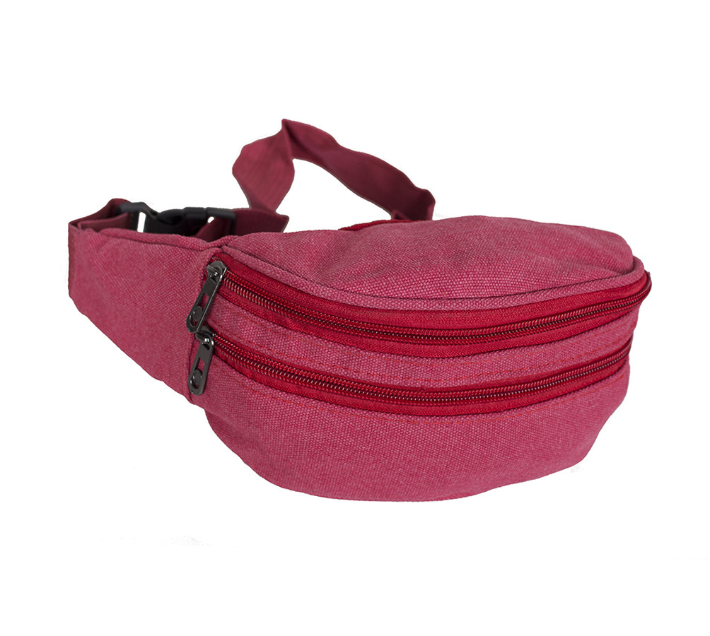 Чоловіча текстильна сумка на пояс Q001-6SRED червона