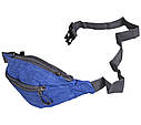 Чоловіча текстильна сумка на пояс Y302-19BLUES синя, фото 8