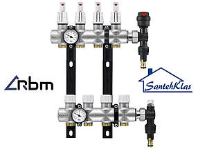 Колектор RBM латунний із витратами в зборі
