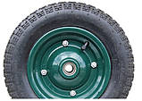 Колесо для тачки 3.50-7 пневматичне, під вісь 20мм, фото 4