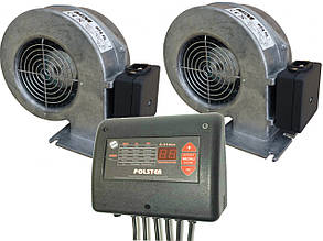 Автоматика для котла Polster C-31 Duo (2 вентилятора і 1 насос) + WPA-120 МplusМ