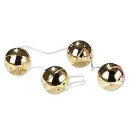 Шарики для влагалища 4 Gold Vibro Balls от Scala all Оригинал