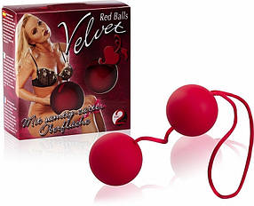 Вагинальные шарики Red Balls Velvet от Orion all Оригинал