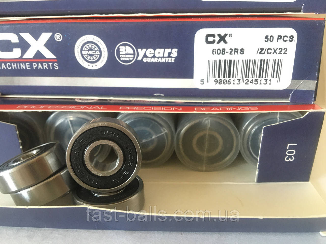 Підшипник CX 608 2RS (8x22x7) - 50шт.