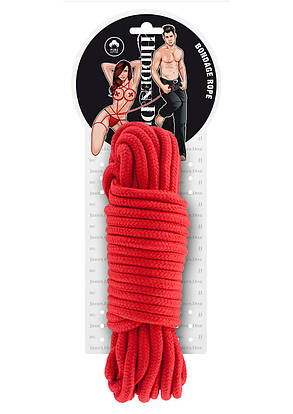Длинная бондажная веревка для связывания и фиксации для БДСМ хлопковая 10 м The Bondage Rope от Hidden Desire, фото 2