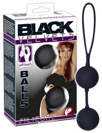 Вагинальные шарики со смещенным центром тяжести Black Velvets Balls от Orion all Оригинал, фото 2