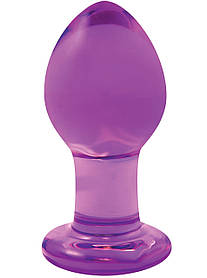 Анальная пробка NS Novelties Crystal Medium Glass Large Purple all Оригинал