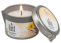 Массажная свеча Orion Lust Vanille 50 мл с ароматом ванили на основе кокосового масла all Оригинал