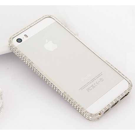 Бампер Swarovski for iPhone 5/5s Сріблястий infinity