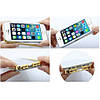 Бампер для iPhone 4/4S Weilong Золото-белый infinity, фото 2