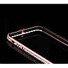 Бампер Silver Luxury зі стразами для iPhone 6/6S (4.7) infinity, фото 3