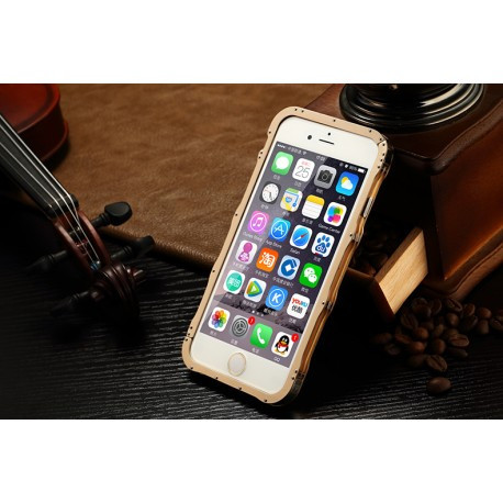 Бампер iMatch алюмінієвий на IPhone 6/6S (4.7) Золотий infinity