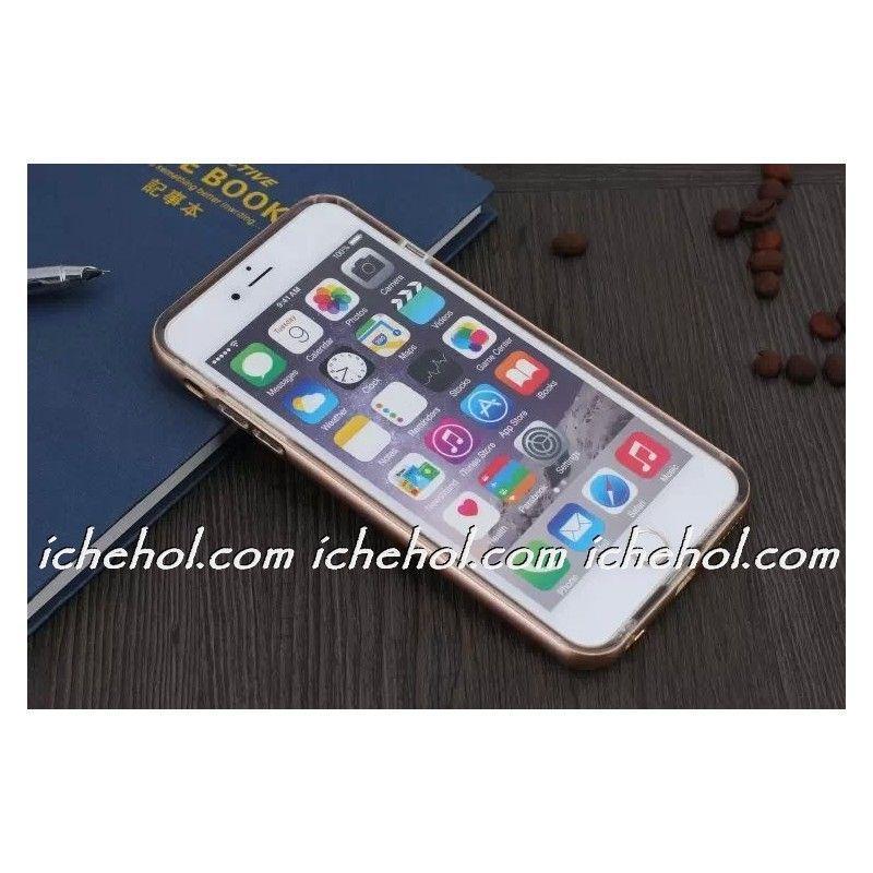 Силіконовий чохол для iPhone 6/6s з алюмінієвим бампером infinity