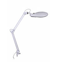 Лупа-лампа на струбцине LED подсветка VAST LAMP 5D 8062D3
