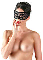 Мережева маска для еротичних ігор на очі Cottelli Collection Accessoires Lace Mask від Orion чорна all Оригинал, фото 2