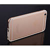 Алюмінієвий бампер з силіконом для iPhone 7/8 Золотий infinity, фото 3