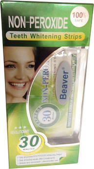 Смужки для відбілювання зубів Beaver Non-Peroxide Teeth Whitening Strips