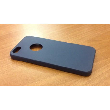 Темно-синій Силіконовий чохол для iPhone 5/5S/SE infinity