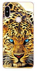 Силіконовий чохол для Xiaomi Redmi Note 6 pro з малюнком леопард