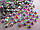 Термо стрази Lux ss40 Crystal AB (6.5 mm) 144шт, фото 4