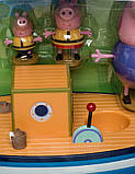 Ігровий набір Peppa — МОРСКЕ ПРИМИКАННЯ (кораблик, 3 фігурки), фото 4