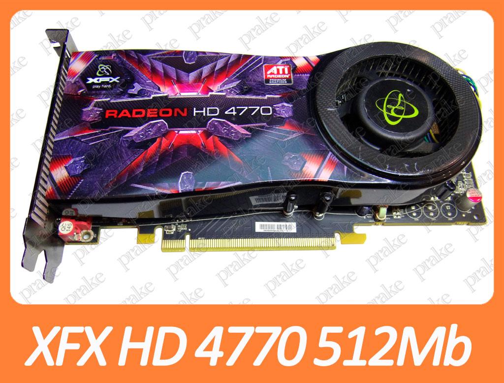 Відеокарта XFX HD 4770 512Mb PCI-Ex DDR5 128bit (2 x DVI + S-video)